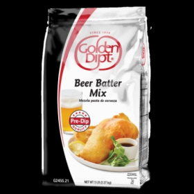 Golden Dipt - Complete Beer Batter Mix, 5/5 Lb