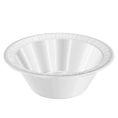 Dart - Bowl, 5-6 oz White Laminated Foam