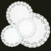 Lace Doilie, 5&quot; Round White