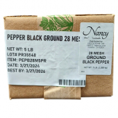 Nancy Brand - Black Pepper, Ground, 28 Mesh Dust Free, 5 Lb