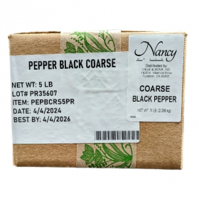 Nancy Brand - Black Pepper, Coarse, 5 Lb