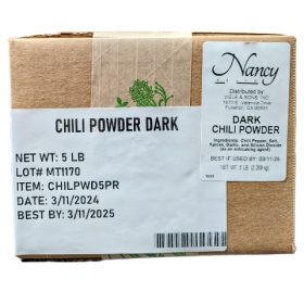 Nancy Brand - Chili Powder, Dark, 5 Lb