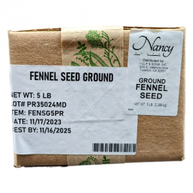 Nancy Brand - Fennel Seed, Ground, 5 Lb