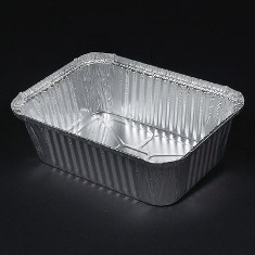 HFA - Aluminum Container, 5 Lb. Oblong, 9.8125x7.1875