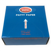 Handy Wacks - Patty Paper, 5x4.75 White, 24/1000 count