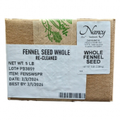 Nancy Brand - Fennel Seed, Whole, 5 Lb