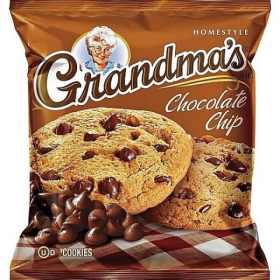 Grandma&#039;s - Big Chocolate Chip Cookie, Individually Wrapped, 60/2.5 oz