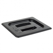 Cambro - Camwear Food Pan Lid with Handles, Fits 1/6 Size Pan, Black, each