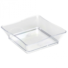 Fineline Settings - Tiny Temptations Tiny Trays, 2.25x2.25 Clear, 200 count