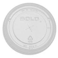 Dart - Lid, Clear PET Plastic Cold Drink Lid with Straw Slot, Fits 12-24 oz cups, 1000 count