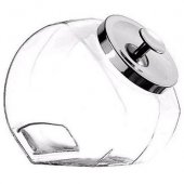 Anchor Hocking - Glass Penny Candy Jar with Chrome Lid, 1 Gallon, each