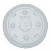 Solo - Lid, Clear PET Plastic Cold Drink Lid with Straw Slot, Fits 32 oz cups