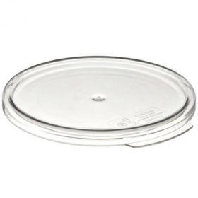 Cambro - Camwear Rounds Food Storage Container Lid, Clear PC Plastic, Fits 2/4 qt Containers