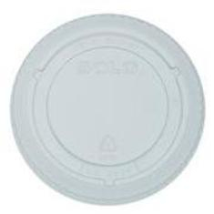 Dart - Lid, Clear PET Plastic Cold Drink Non-Vented Lid, Fits 16-26 oz cups
