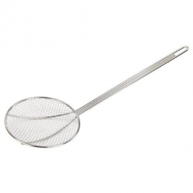 Winco - Wire Skimmer, 9&quot; Round Nickel-Plated