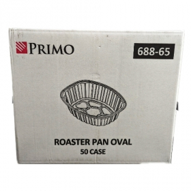 Primo - Roaster Pan, 18.5x14 Aluminum Extra Large Oval, 50 count