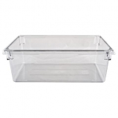 Cambro - Camwear Food Storage Box, 18x12x6 Clear Plastic, 3 Gallon