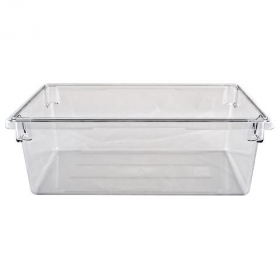Cambro - Camwear Food Storage Box, 18x12x6 Clear Plastic, 3 Gallon