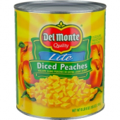 Del Monte - Diced Peaches in Extra Light Syrup, 6/105 oz