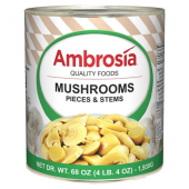 Mushrooms, Pieces and Stems, 6/10