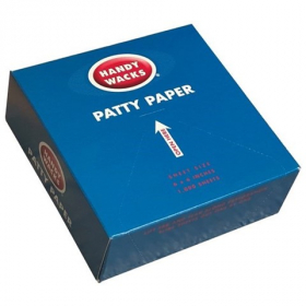 Handy Wacks - Patty Paper, 6x6 White, 24/1000 count