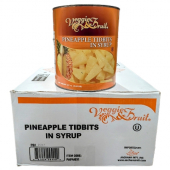 Pineapple, Tidbits in Juice, 6/10