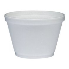 Dart - Food Container, Foam White, 2.3&quot; Height, 6 oz