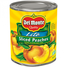 Del Monte - Sliced Peaches in Extra Light Syrup, 6/29 oz