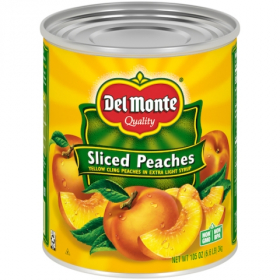 Del Monte - Sliced Peaches in Extra Light Syrup, 6/105 oz