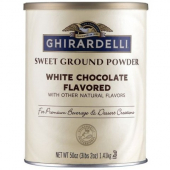 Ghirardelli - Sweet Ground White Chocolate Flavored Powder, 6/3 Lb