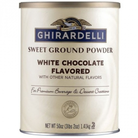 Ghirardelli - Sweet Ground White Chocolate Flavored Powder, 6/3 Lb