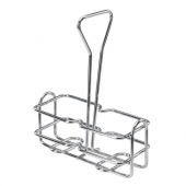 Winco - Cruet Rack for 6 oz Bottles, Chrome Plated, each