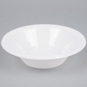 Genpak - Aristocrat Bowl, 24 oz White Plastic, Premium