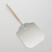 American Metalcraft - Pizza Peel with Wood Handle and Aluminum Blade, 16x18, 39.5&quot; Overall Length, e