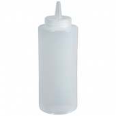 Winco - Squeeze Bottle, 8 oz Clear Plastic