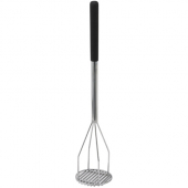 Winco - Potato Masher, 5&quot; Round with 24.5&quot; Plastic Handle