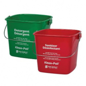 Kleen-Pail - Sanitizing Pail, Red, 8 quart