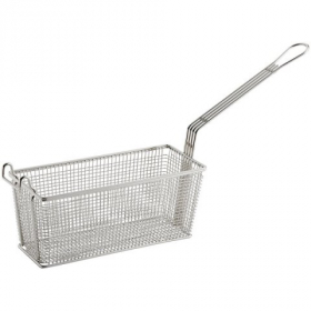 Prince Castle - Fry Basket with Front Hook, 13.25x5.625x5.6875 Nickel Plated, each