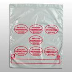Portion Control Saddle Pack, 6.5x7, &#039;Wednesday&#039; Printed