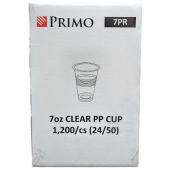 Primo - Water Cup, 7 oz Clear PP, 1200 count