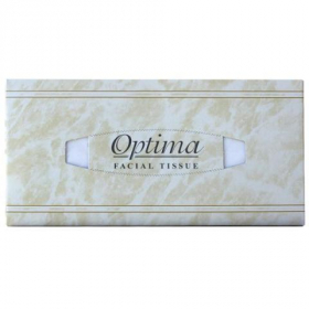 Allied West - Optima Premium Facial Tissue, 2-Ply Flat Box, 8.5x8, 30/100 count