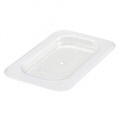 Winco - Food Pan Solid Cover, 1/9 Size Clear PC Plastic