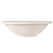 World Tableware - Porcelana Rolled Edge Grapefruit Bowl, 6.375&quot; Bright White Porcelain