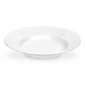 World Tableware - Porcelana Rolled Edge Soup Bowl, 9&quot; Bright White Porcelain, 13 oz