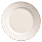 World Tableware - Porcelana Wide Rim Plate, 5.5&quot; Bright White Porcelain