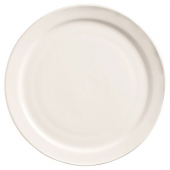 World Tableware - Porcelana Narrow Rim Plate, 6.5&quot; Bright White Porcelain