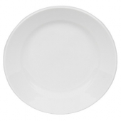 World Tableware - Porcelana Rolled Edge Plate, 6.25&quot; Bright White Porcelain