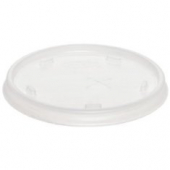 Dart - Cold Cup Lid with Straw Slot, Fits 8 oz Cups, Translucent Plastic, 1000 count