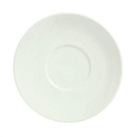 Syracuse China - Flint Barista Saucer, 5.25&quot; Small American White