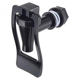 Winco - Cold Beverage Dispenser Hands-Free Faucet Replacement, Black, each